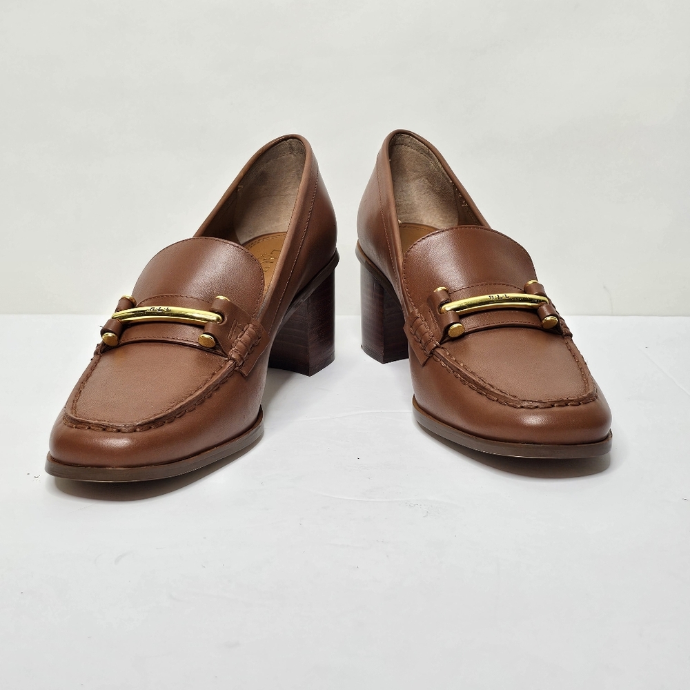 Lauren by Ralph Lauren Cognac Dalena Loafers